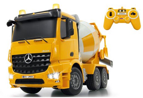 Camion Hormigonera Teledirigido Mezcladora de Hormigon Mercedes-Benz Arocs 1:20 2,4GHz